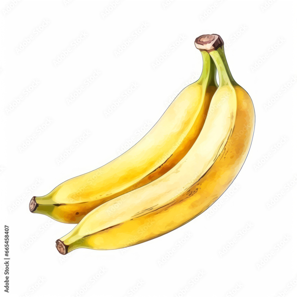 Bunch of bananas isolated on a white background Bunch of bananas isolated on a white background
