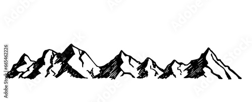 Black Mountain Nature Vintage Company Logo Stamp. Simple modern mountain logo design vector. Mountain peak icon logo design minimalist