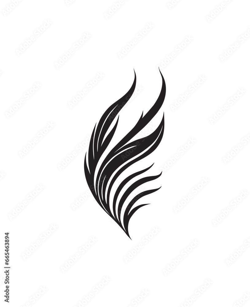 Obraz premium Bird Feather graphic element