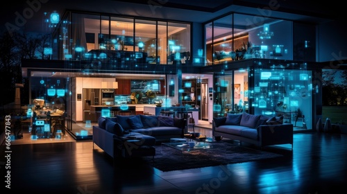 A Glimpse into the Connected Smart Home of Tomorrow. photo