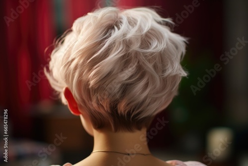 Close Up of Person with Short Hair