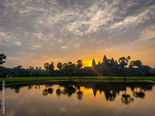 Sunrise at Angkor Wat Cambodia