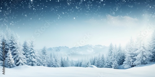 Winter Wonderland: Blank Snowscape