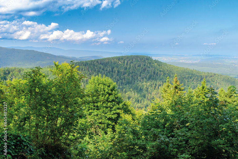 Obraz premium Paysage de Mont saint-Odile-France