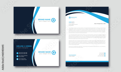 Set of letterhead and Business Card