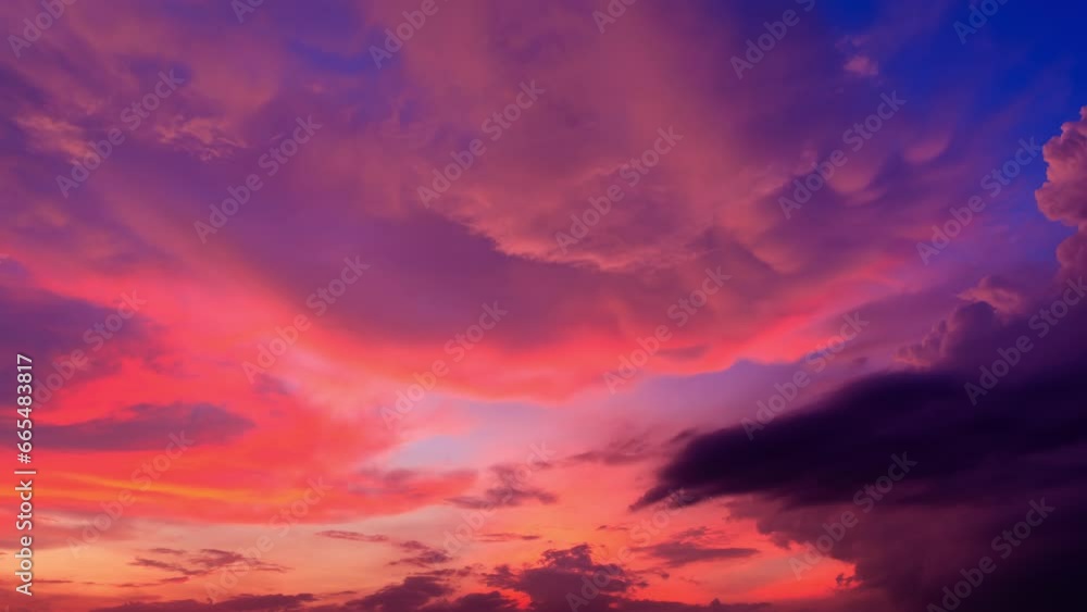 Beautiful sky clouds at sunset. yellow clouds change to red clouds. Beautiful sky clouds at sunset. yellow clouds change to red clouds.