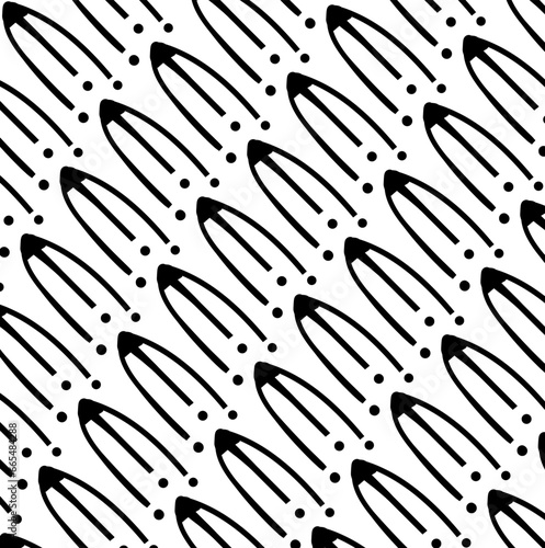 The pattern consists of dots and oblong line shapes, similar to comets