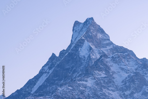 Fishtail Mounrain in the morning Light photo