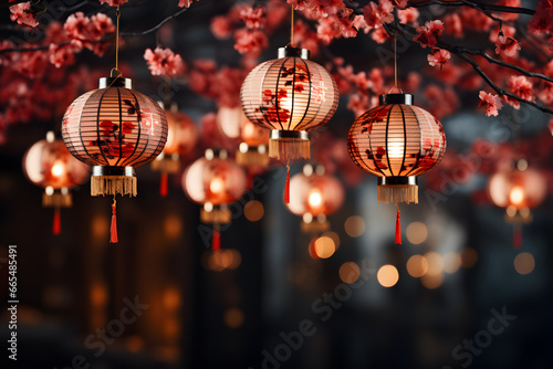 Chinese New Year Lantern Festival Ai generated ART