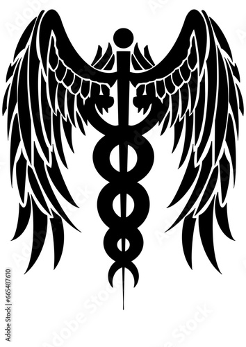caduceus medical symbol