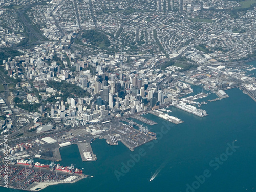 Aerial view of Auckland  New Zealand