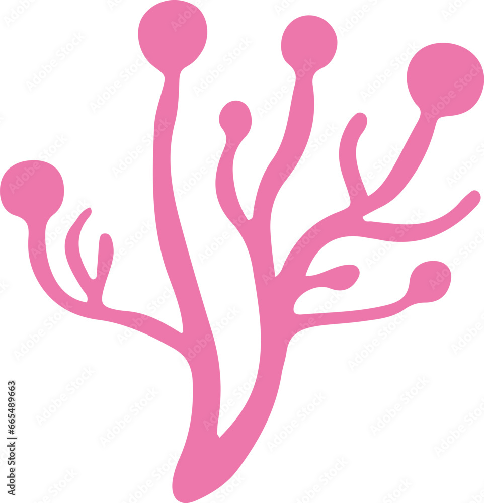 Cute sea life elements forming a charming silhouette in this adorable vector artwork. Cute sea life elements forming a charming silhouette in this adorable vector artwork.