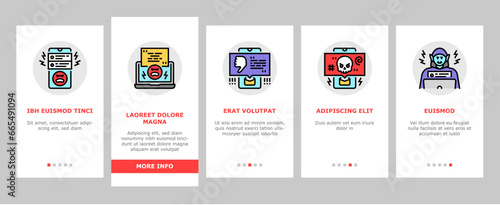 cyberbullying cyber online onboarding mobile vector bully abuse, internet harassment, victim computer, girl sad, cyberbully, teen boy cyberbullying cyber online illustrations