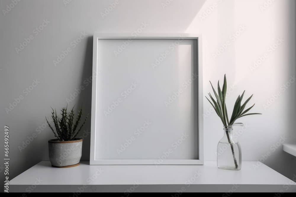 Stylish and minimalist photo frame mockup - The perfect template for showcasing your photography and design ideas Stylish and minimalist photo frame mockup - The perfect template for showcasing your photography and design ideas