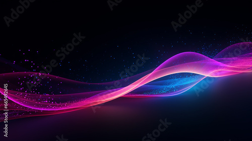 abstract wave fluids wave colorful background