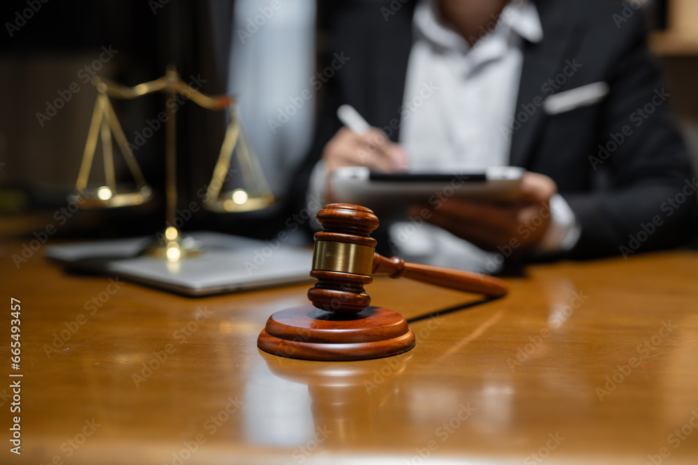 Lawyers having Concepts of Legal services at the law office Lawyers having Concepts of Legal services at the law office