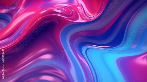 wallpaper abstrack organic liquid ilustration pink blue © 3dimensi2000