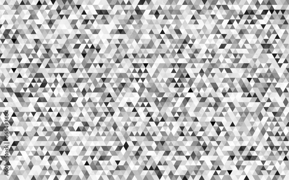 Abstract geometric black and white background. Hipster triangular mosaic backdrop. Geometric mosaic pattern from white gray triangle texture. Abstract vector background. Abstract geometric black and white background. Hipster triangular mosaic backdrop. Geometric mosaic pattern from white gray triangle texture. Abstract vector background.