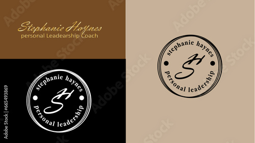 sh signature logo / can be edit