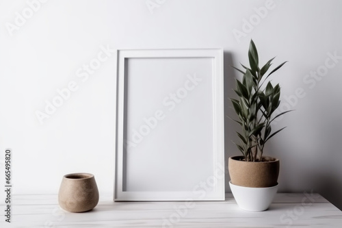 Stylish and minimalist photo frame mockup - The perfect template for showcasing your photography and design ideas © Paper