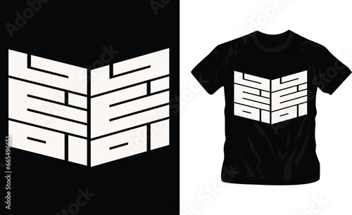 omg text vector written in opposite side to each other, streetwear casual t-shirt design, ready to print graphics