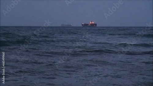 TIME LAPSE : PAESAGGIO MARINO DI SALERNO,SUD ITALIA,9 OTTOBRE 2023.