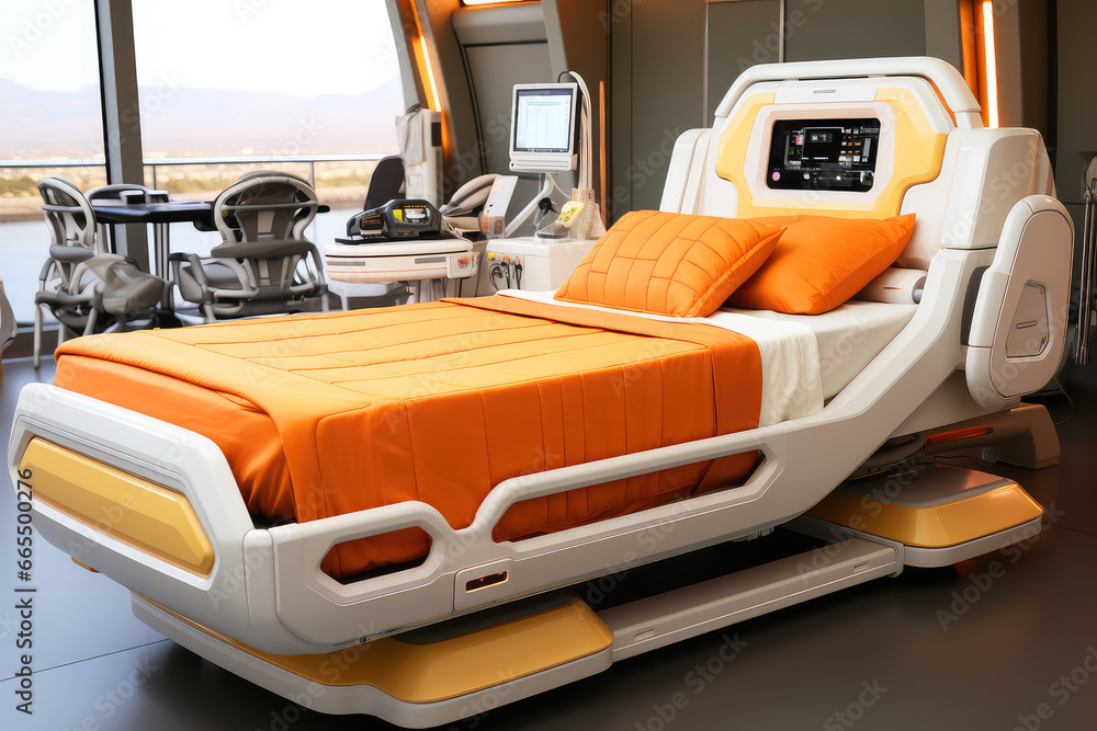 Inside the Advanced Medical Center of an Alien Spacecraft Station - Generative AI Inside the Advanced Medical Center of an Alien Spacecraft Station - Generative AI