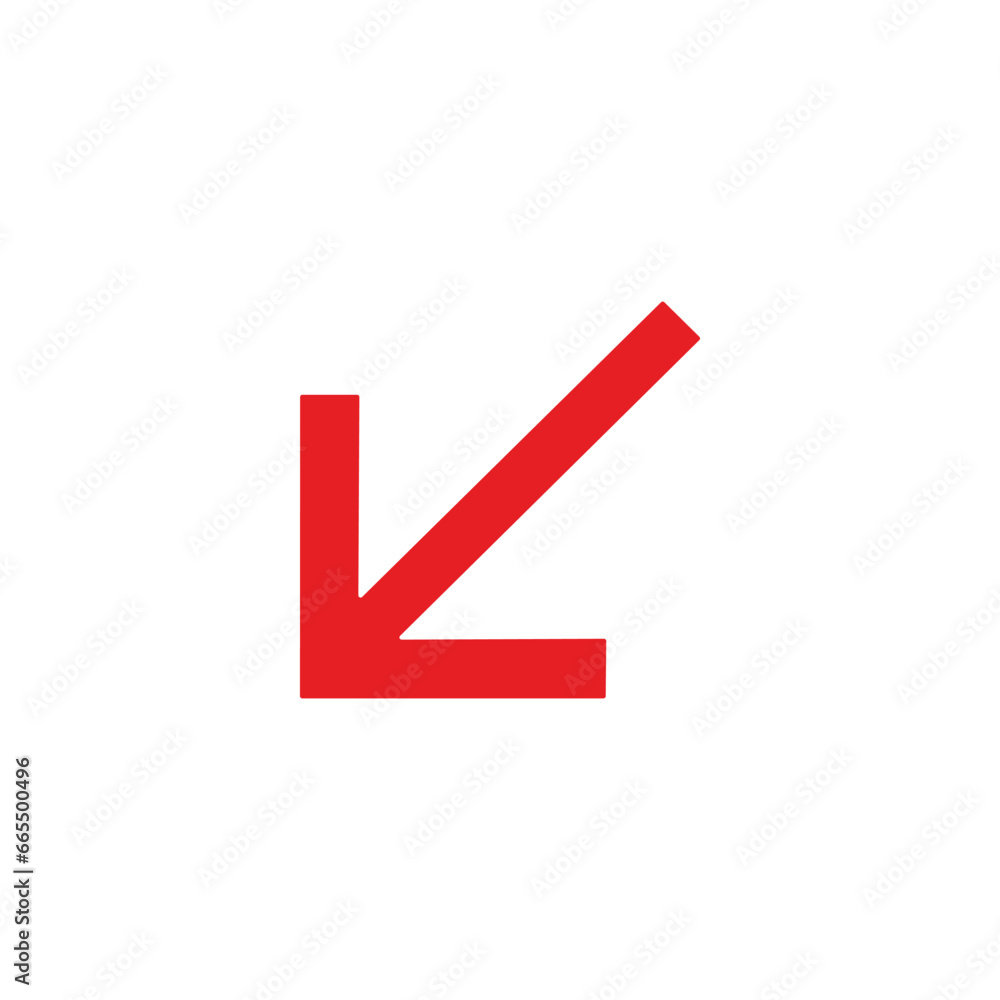red arrow icon vector red arrow icon vector