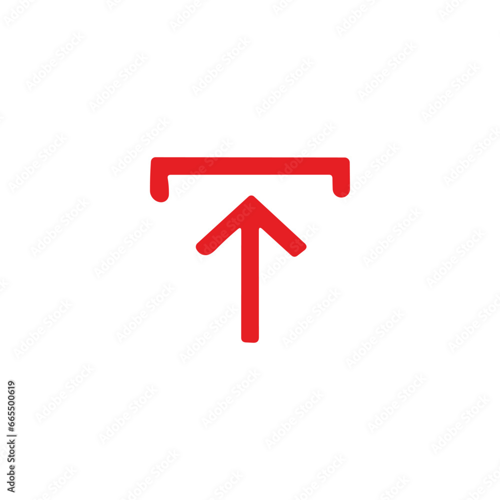 red arrow icon vector red arrow icon vector
