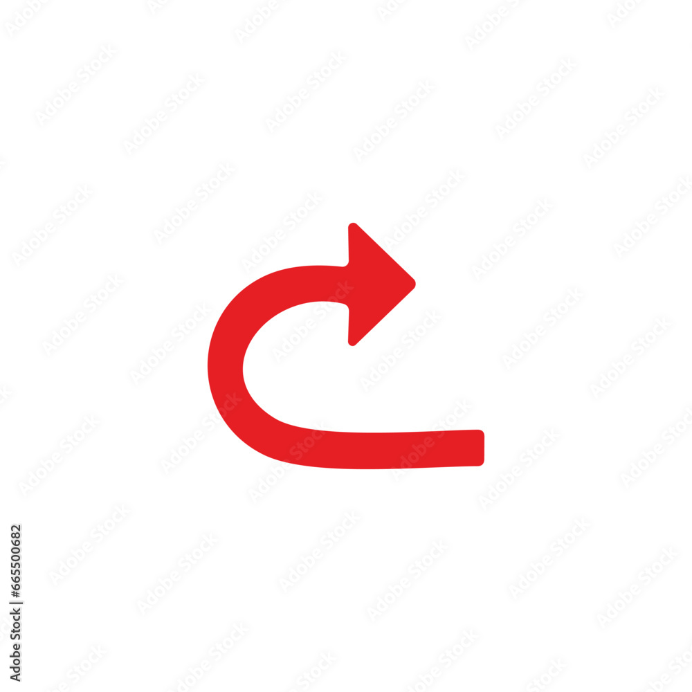 red arrow icon vector red arrow icon vector