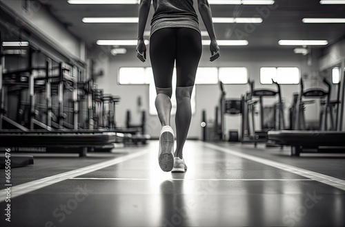 woman in the gym, new year challenges, do more sport, healthy concept © Jaume Pera