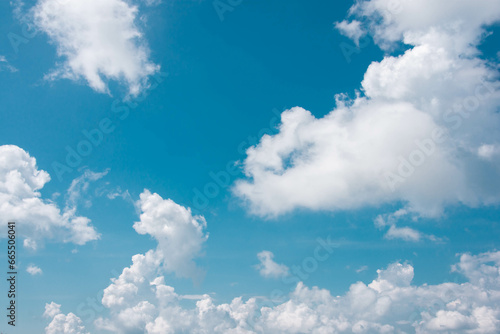 blue sky with white clouds