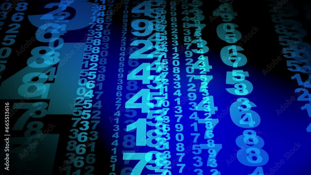 Technology Data Numbers Digital counters in action enhancing data processing with dynamic ...