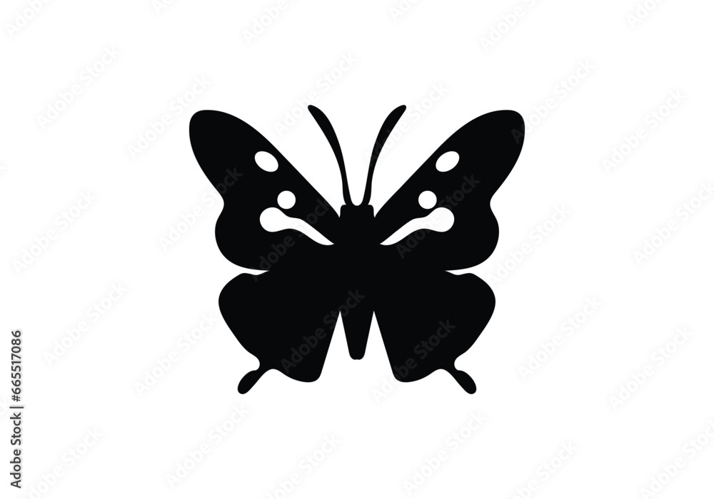 minimal style Admiral Butterfly icon illustration design minimal style Admiral Butterfly icon illustration design