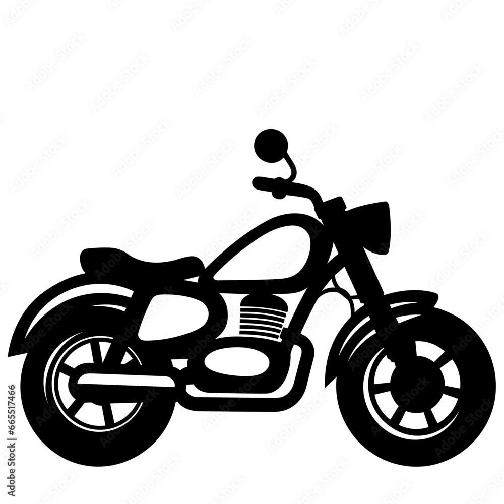 Motorbike, Motorcycle Icon Illustration in Trendy Flat Isolated on White Background. SVG Vector Motorbike, Motorcycle Icon Illustration in Trendy Flat Isolated on White Background. SVG Vector