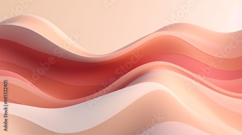 Fototapeta Naklejka Na Ścianę i Meble -  wallpaper abstrack organic liquid ilustration Rose Gold