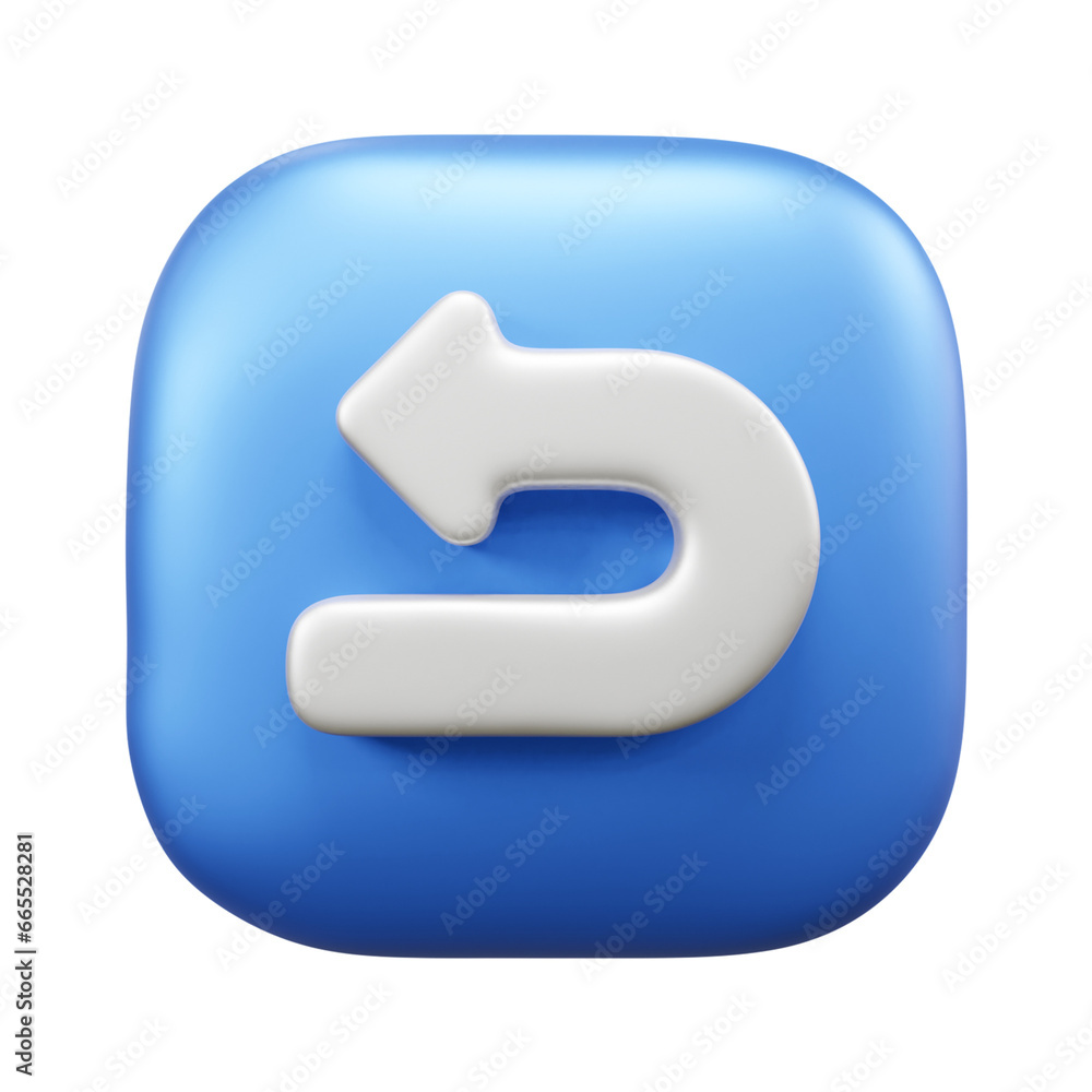 Left arrow 3d illustration or left direction arrow 3d icon Left arrow 3d illustration or left direction arrow 3d icon