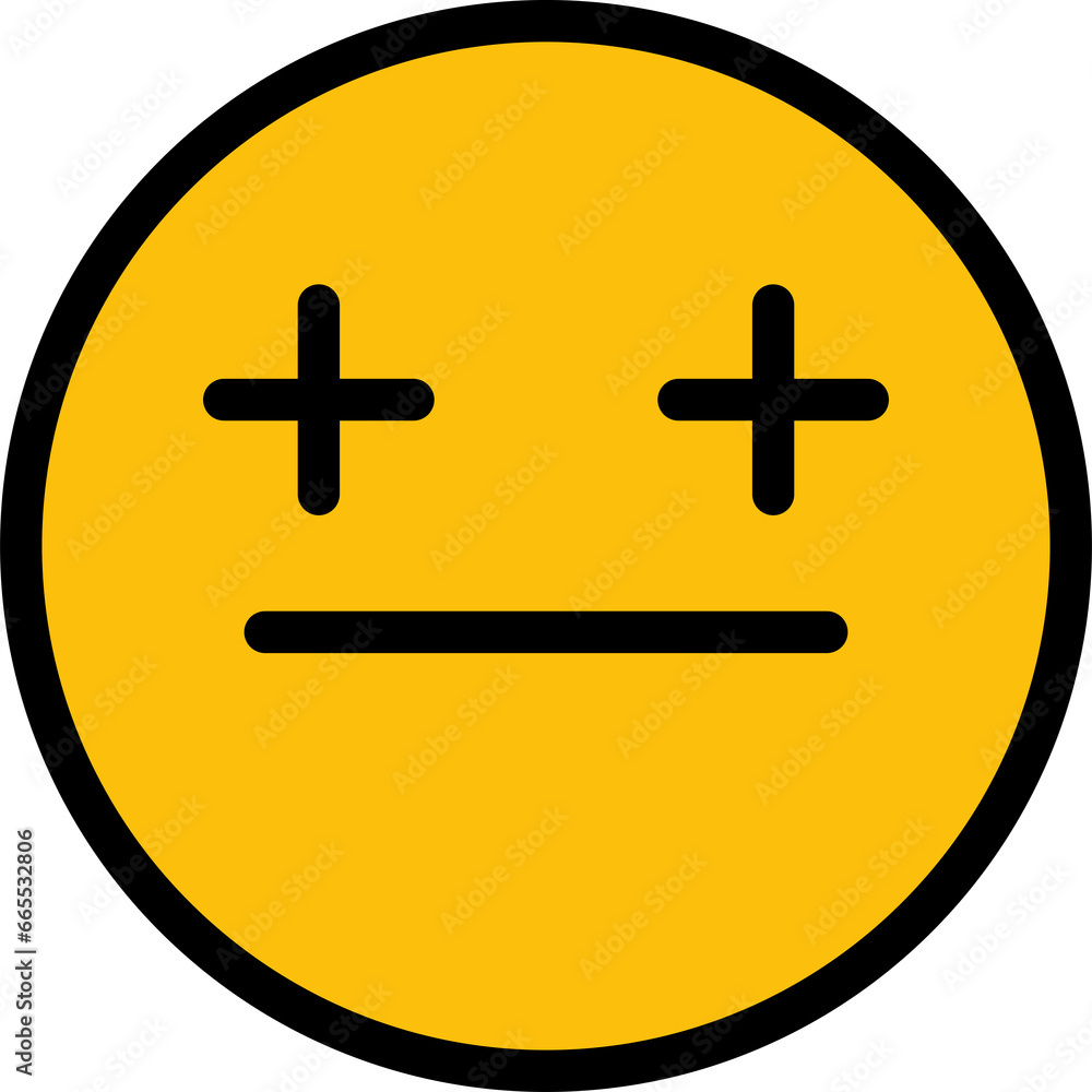 Fototapeta premium Blink Eye Face Emoji 