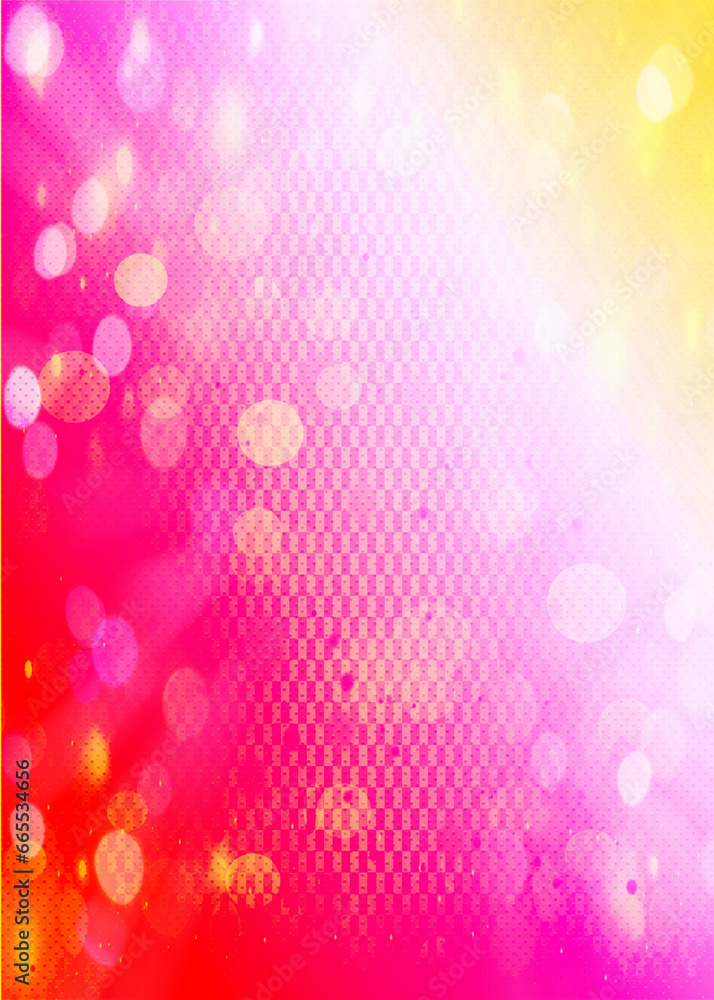 Pink color bokeh vertical background with copy space for text or your ...