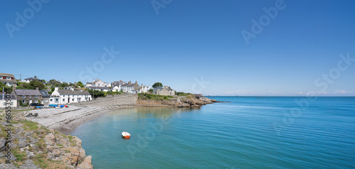 The village of Moelfre on the north coast of Anglesey in Wales