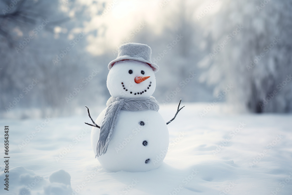 Christmas Element for decoration. Snowman. ai generated. Christmas Element for decoration. Snowman. ai generated.