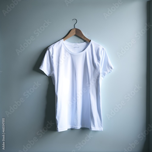 T-shirt mockup for design. Mockup for designers. Background for design projects. Generative AI.