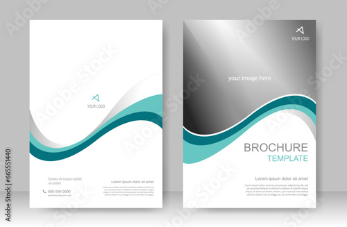 Book cover design modern. Annual report, Brochure template, Poster, Business Presentation, Education, Flyer, Portfolio, Banner, Website, Magazine. Vector illustration
