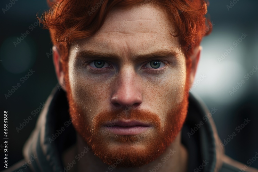 A close up view of a person with a beard. This image can be used to represent masculinity, style, or individuality A close up view of a person with a beard. This image can be used to represent masculinity, style, or individuality