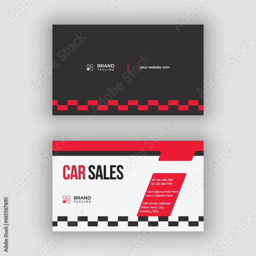 Business Card Horizontal Mockup for My Shop