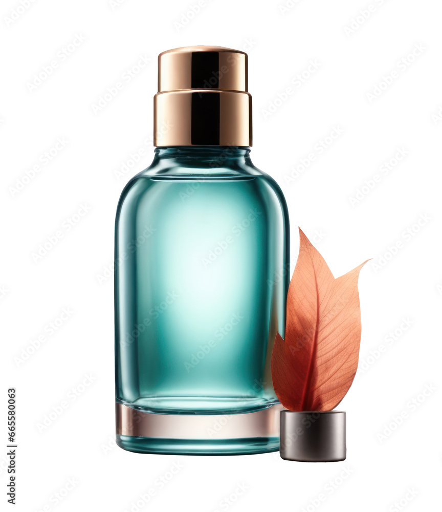 cosmetic bottle isolated on transparent background. generative ai cosmetic bottle isolated on transparent background. generative ai