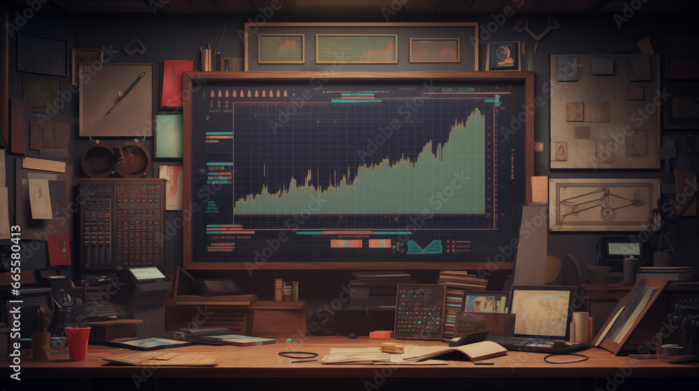 Stock market crash background design. Financial data analyze. Red bar graph diagrams. Stock market crash background design. Financial data analyze. Red bar graph diagrams.