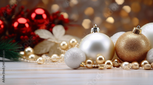 New Year's holiday background, beautiful card.