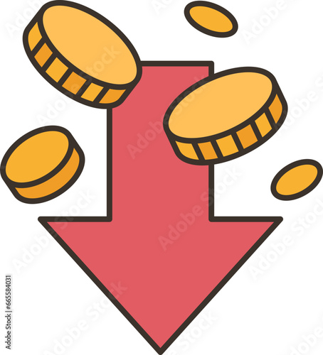 depreciation  icon