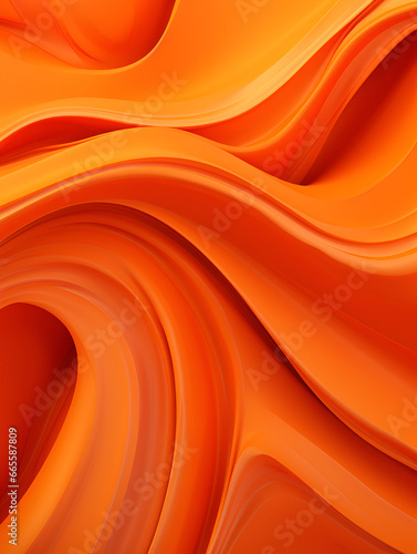 Orange abstract textured waves background